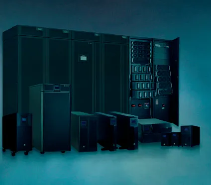 Gama de equipos UPS de distintas capacidades